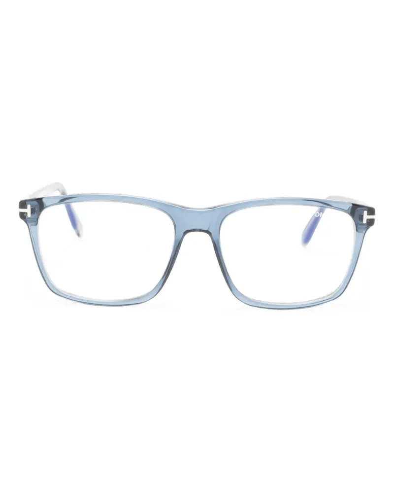 Tom Ford Brille mit eckigem Gestell - Blau Blau