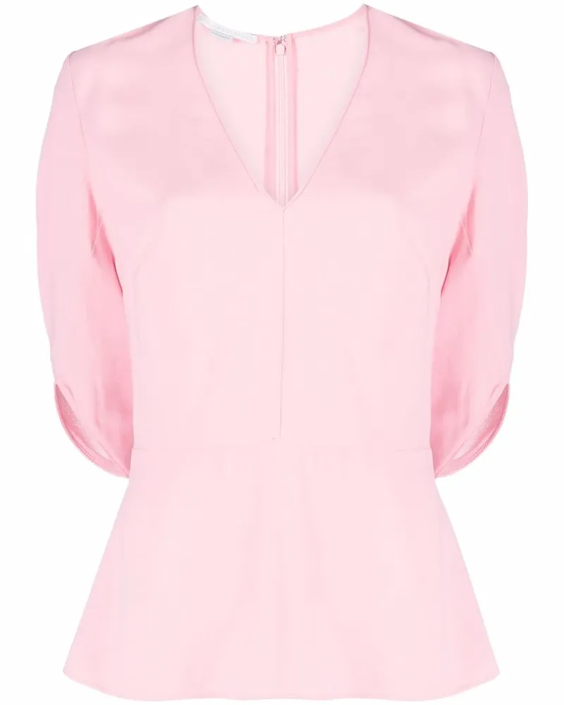 Stella McCartney Oberteil mit Schößchen - Rosa Rosa