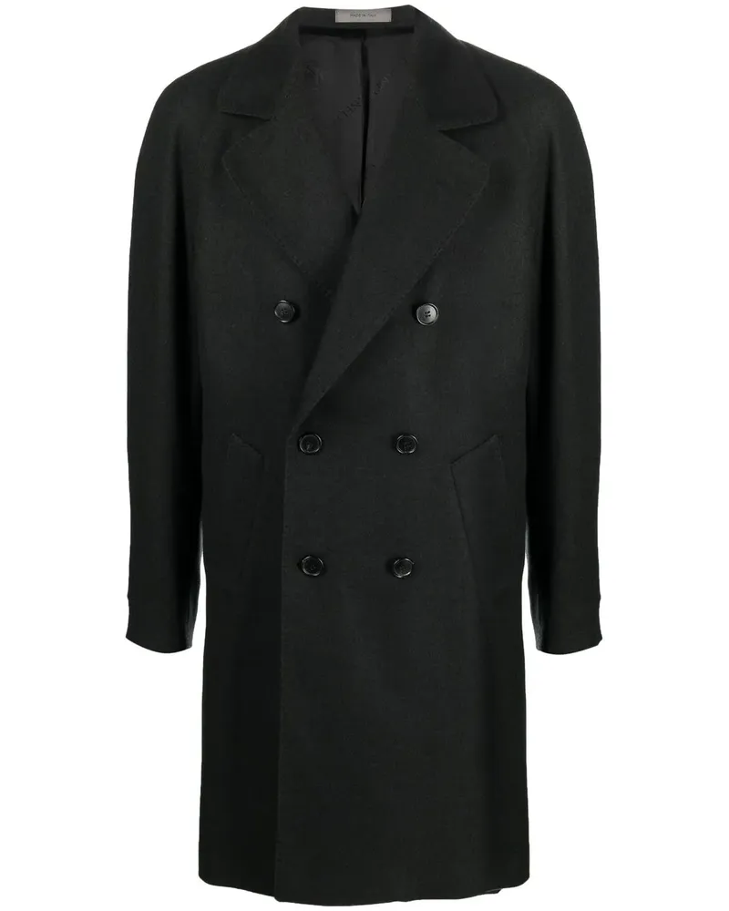 Corneliani Doppelreihiger Mantel - Grün Grün