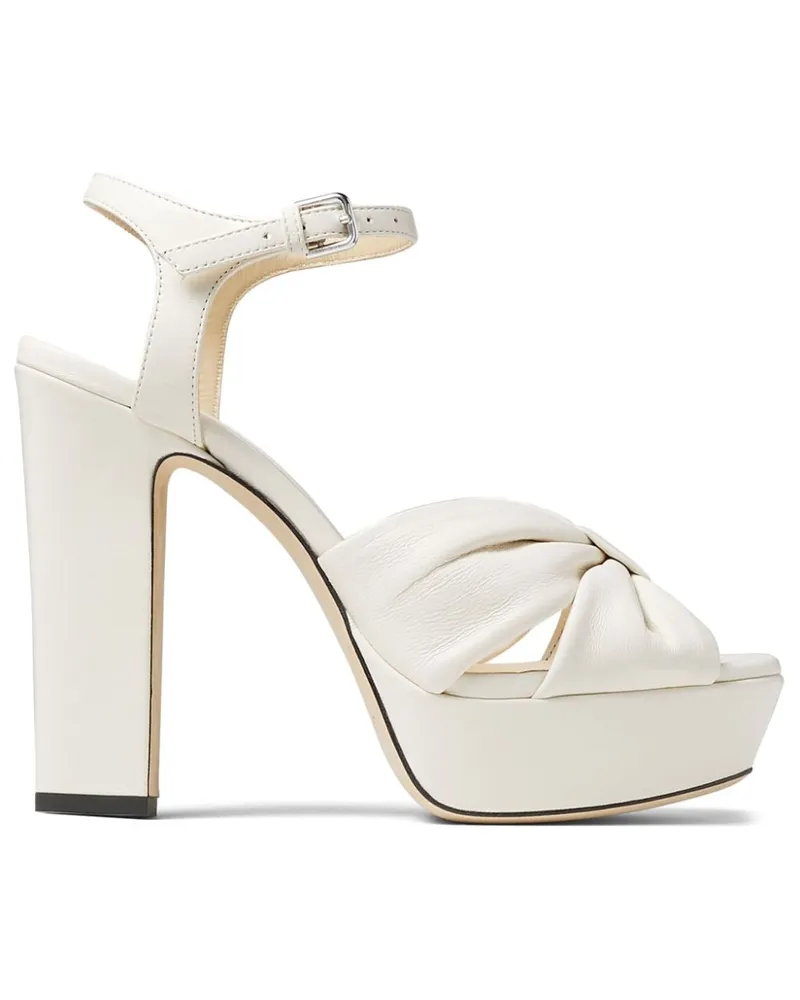 Jimmy Choo Heloise Sandalen 120mm - Weiß Weiß
