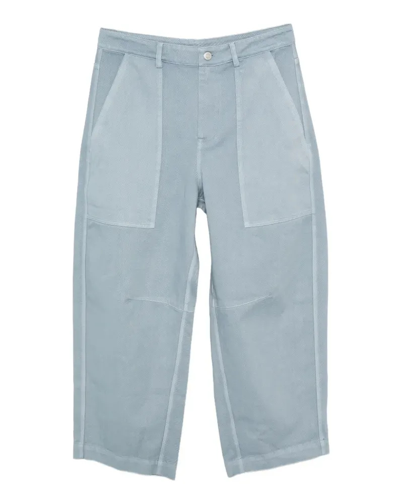 Roberto Collina panelled wide-leg trousers - Blau Blau