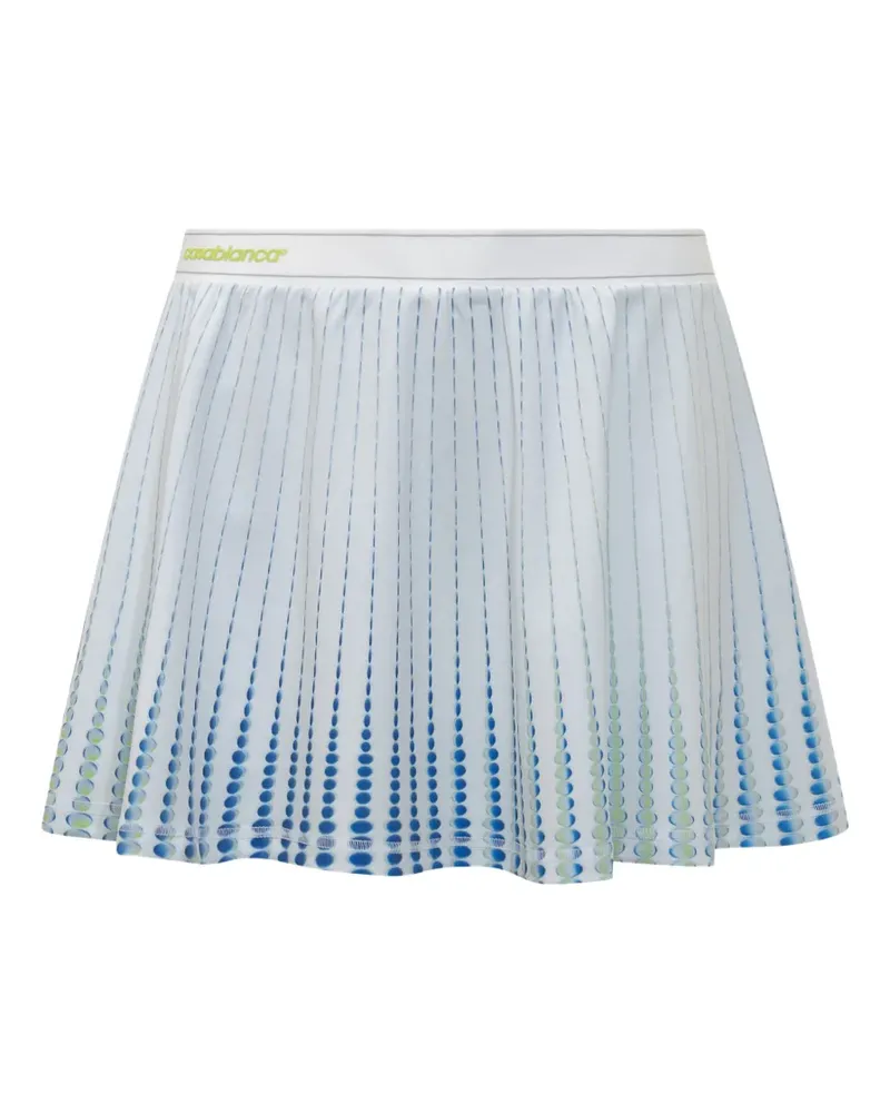 Casablanca Paris printed mini skirt - Weiß Weiß