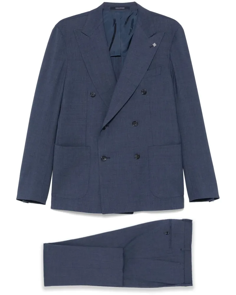 Tagliatore Doppelreihiger Anzug - Blau Blau