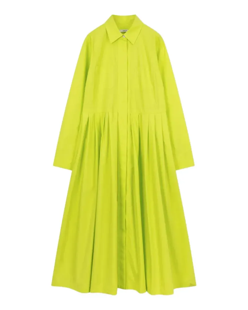 ODEEH long-sleeves shirt dress - Grün Grün