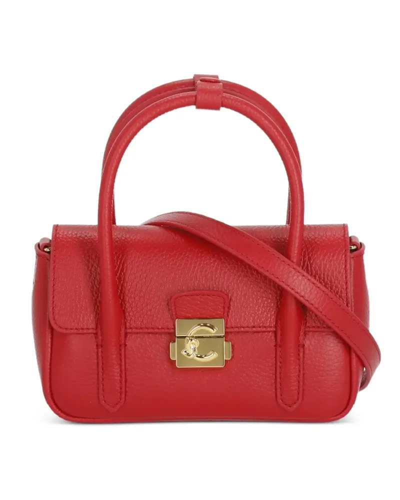 Coccinelle mini C-Me Lock tote bag - Rot Rot