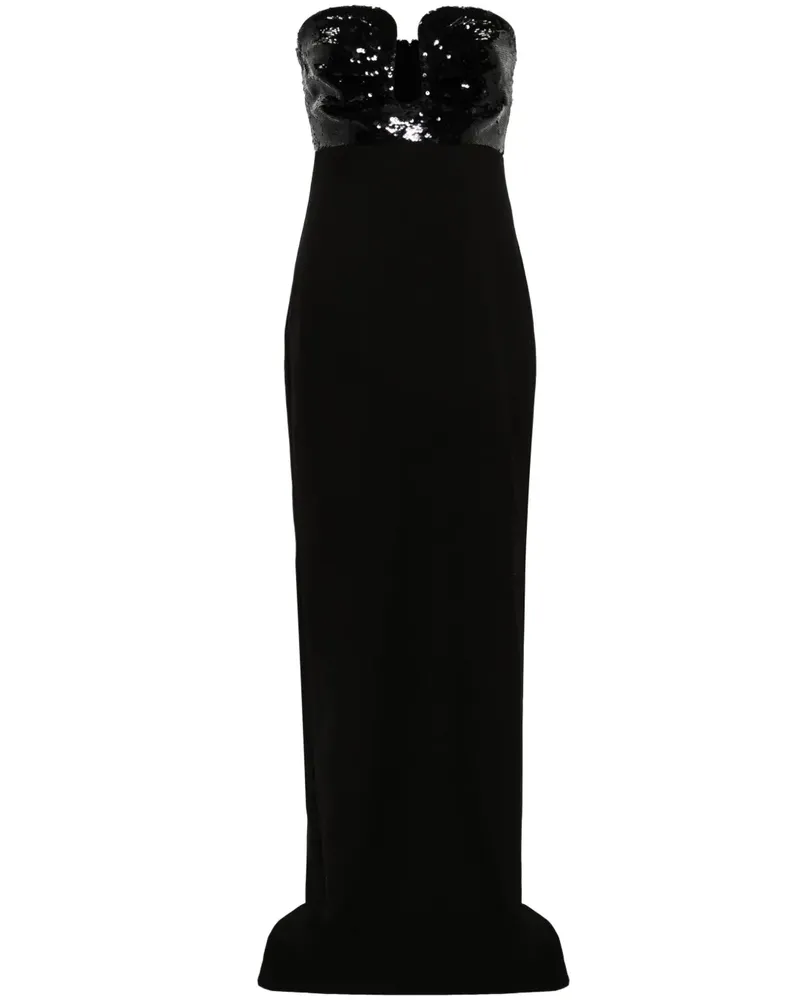 Roland Mouret Kleid mit Einsätzen - Schwarz Schwarz