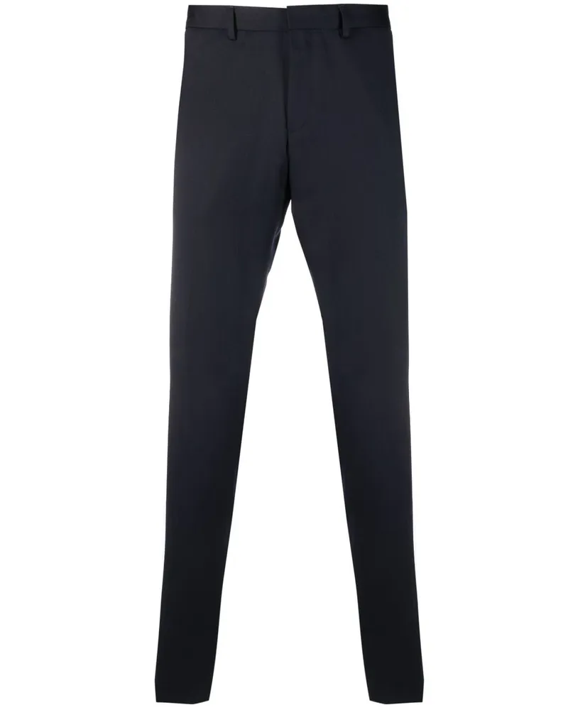 HUGO BOSS Hose mit geradem Bein Blau