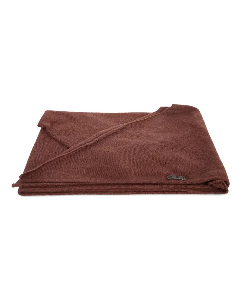 Brunello Cucinelli Schal mit Monili - Braun Braun