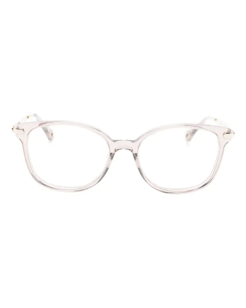 Chloé Brille mit rundem Gestell - Nude Nude