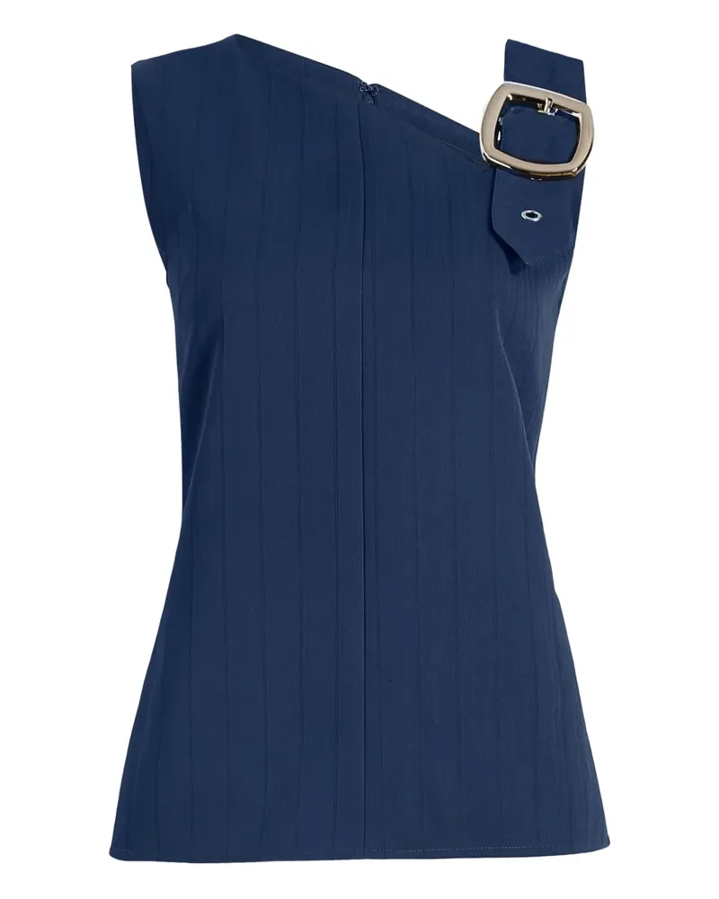 Proenza Schouler Marin Oberteil mit asymmetrischem Ausschnitt - Blau Blau