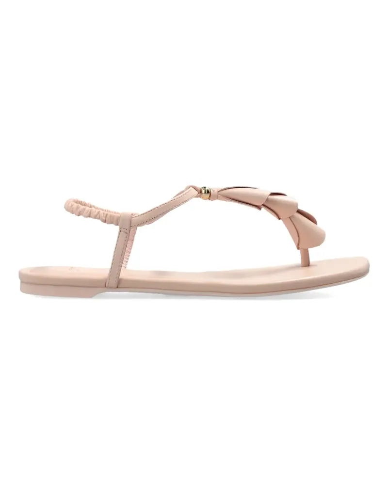 Kate Spade Lily petal-embellished leather sandals - Rosa Rosa