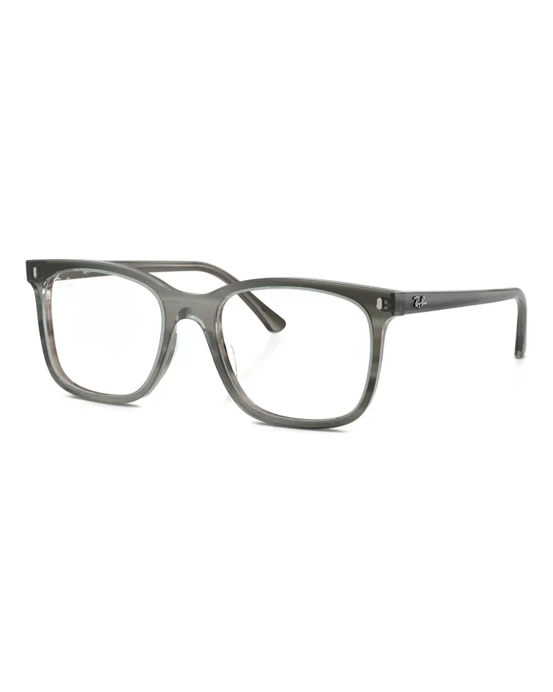 Ray Ban Brille mit eckigem Gestell - Silber Silber
