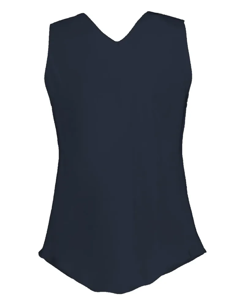 Peter Cohen Flick Tanktop mit rundem Ausschnitt - Blau Blau