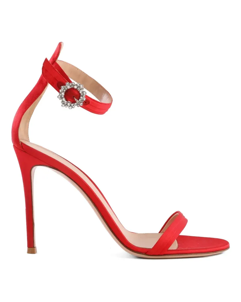 Gianvito Rossi Sandalen aus Satin - Rot Rot