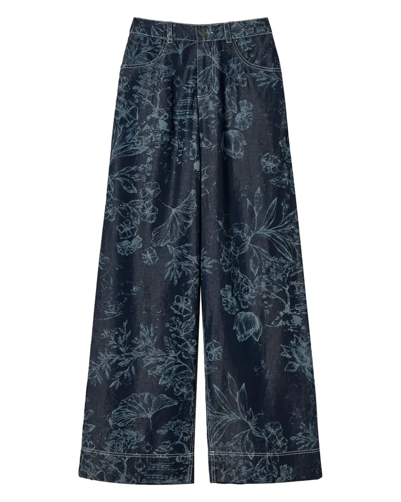 Twin-Set Woven Hose - Blau Blau