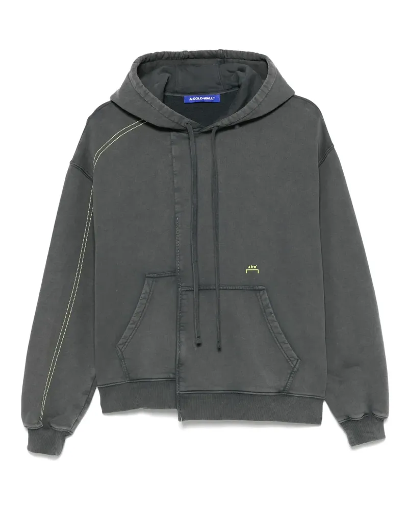 ACW* Hoodie mit Logo - Grau Grau