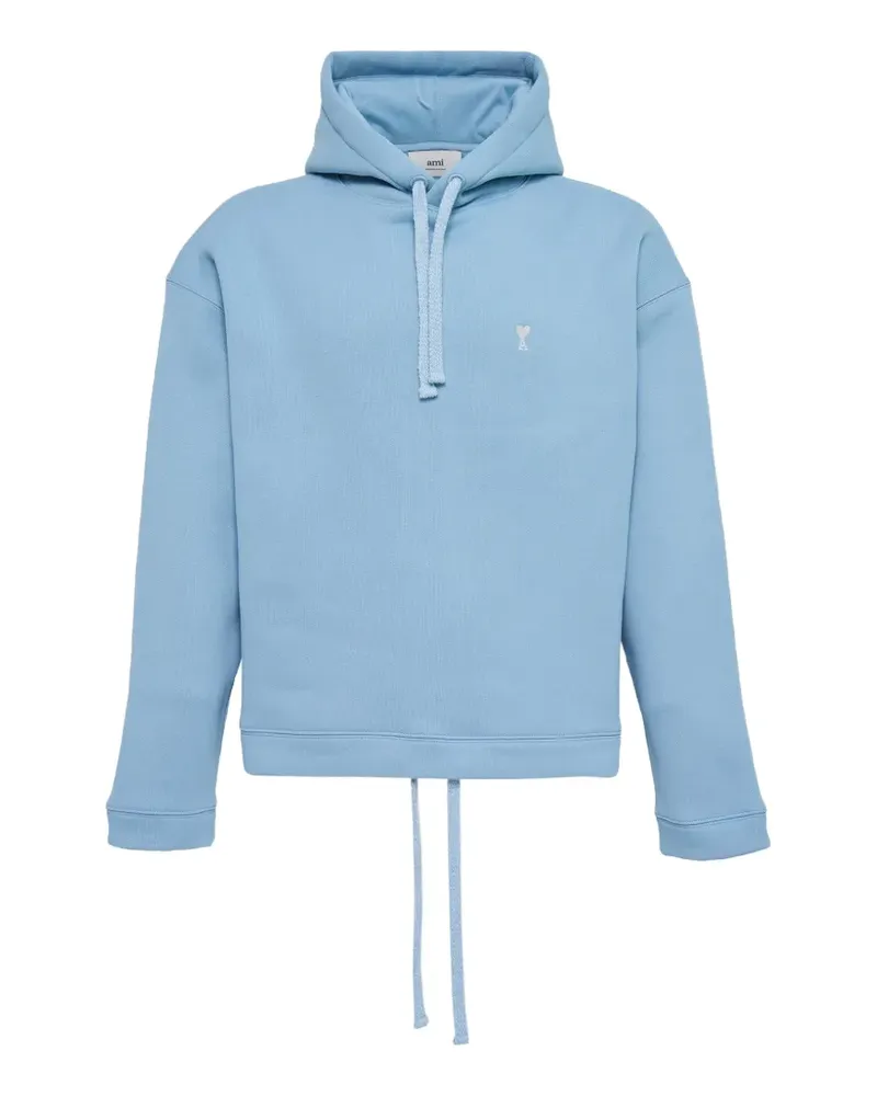 AMI Paris Ami de Coeur boxy hoodie - Blau Blau