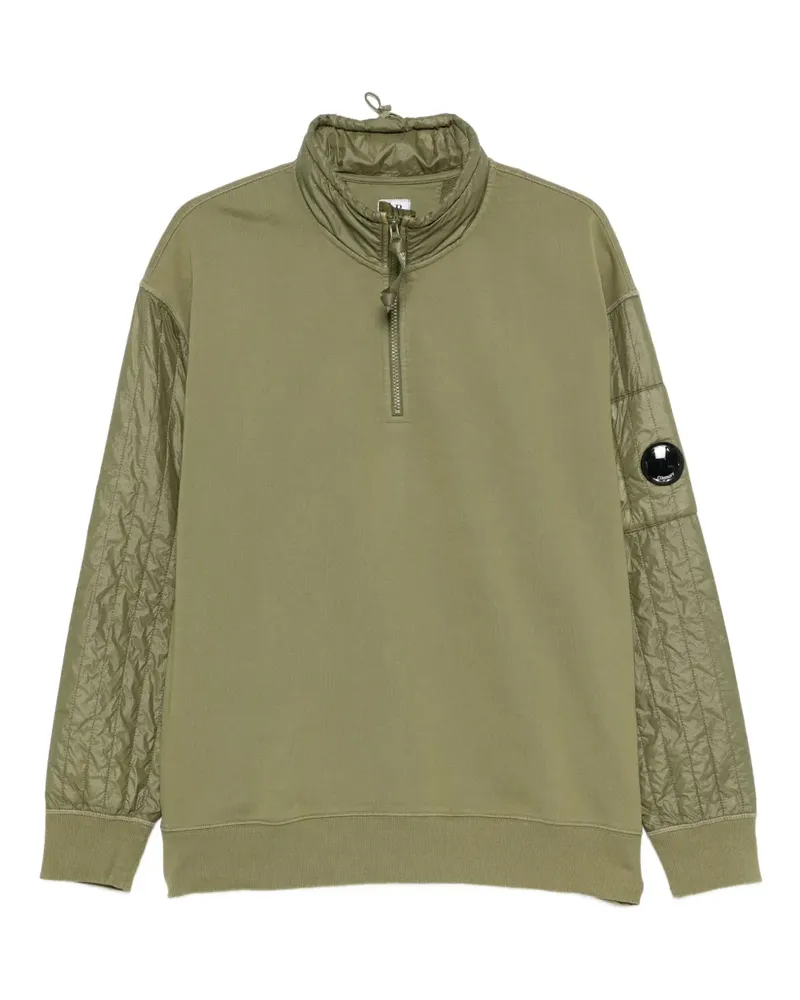C.P. Company Sweatshirt mit Linsen-Detail - Grün Grün