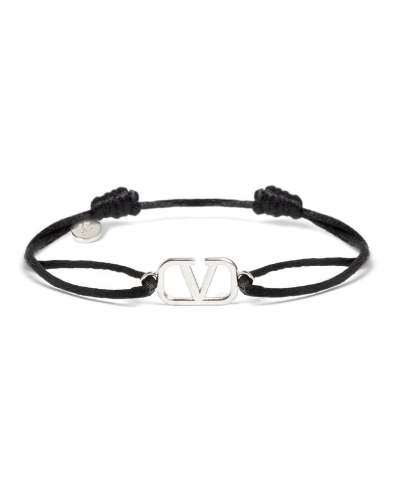 Valentino Garavani Armband mit VLOGO Schwarz