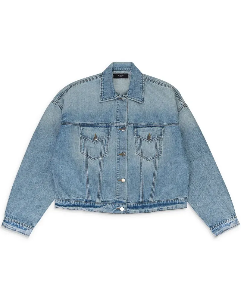 Amiri Klassische Jeansjacke - Blau Blau