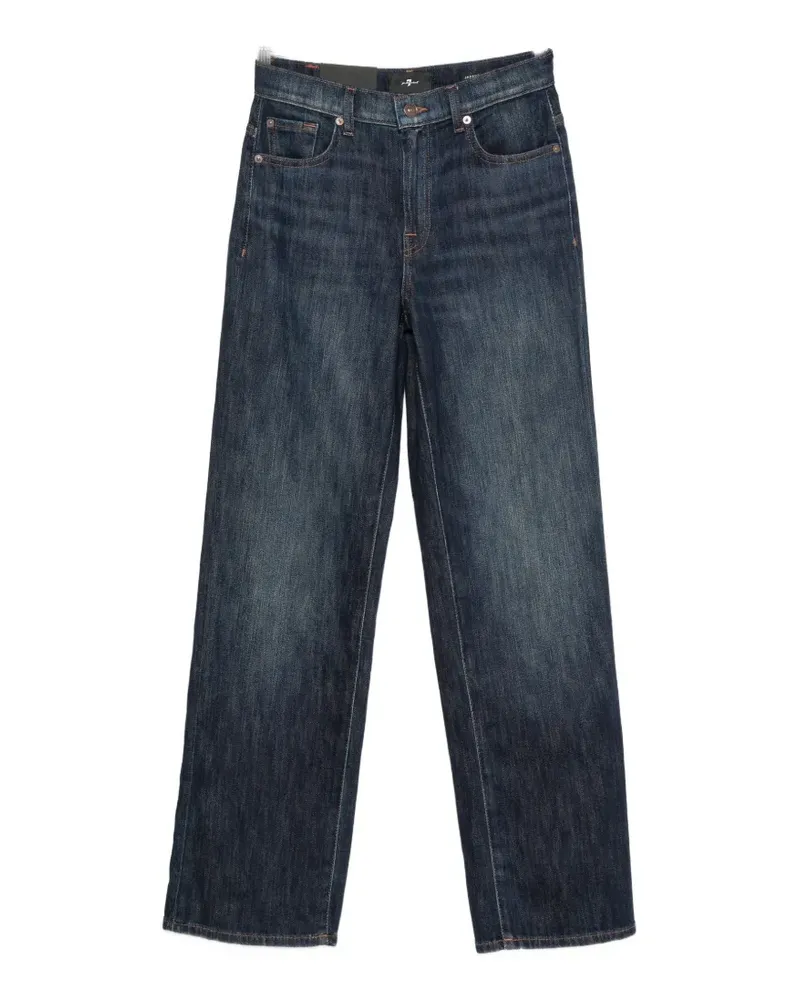 7 for all mankind Stovepipe belt-loop jeans - Blau Blau