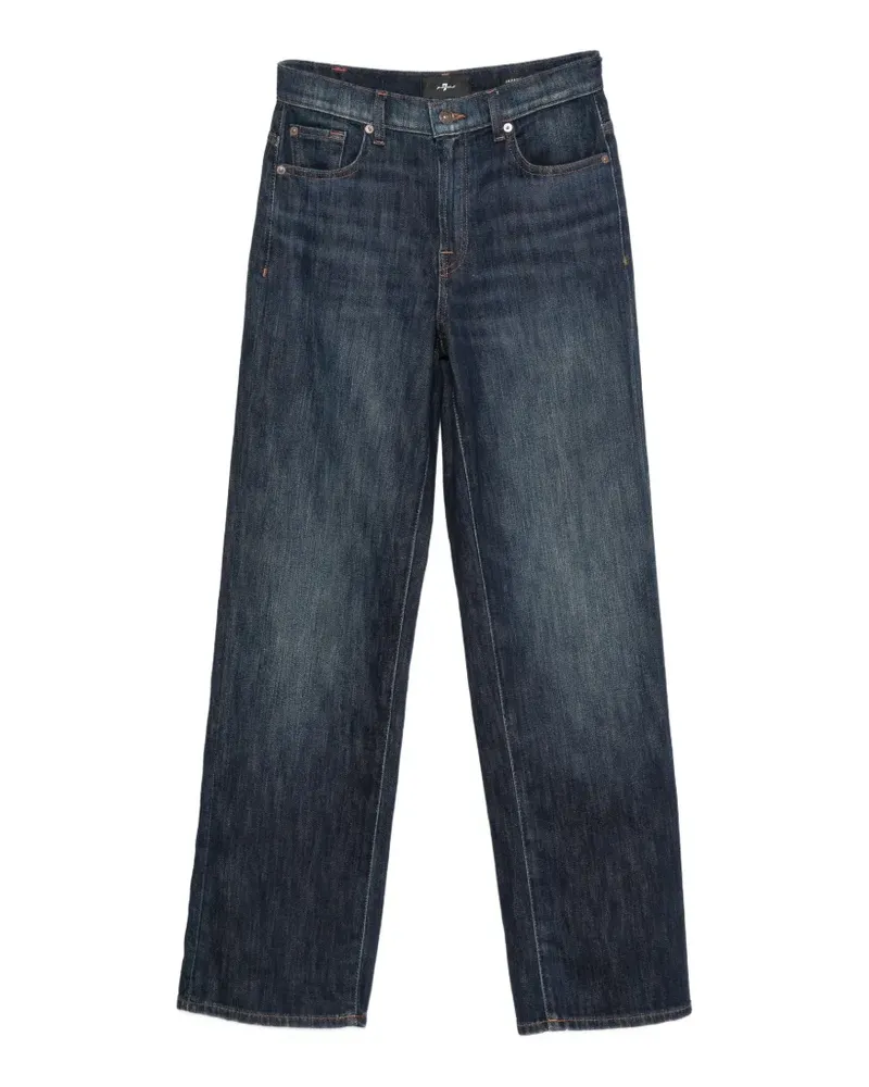 7 for all mankind Stovepipe belt-loop jeans - Blau Blau