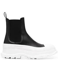 Alexander McQueen Chelsea-Boots mit dicker Sohle Schwarz