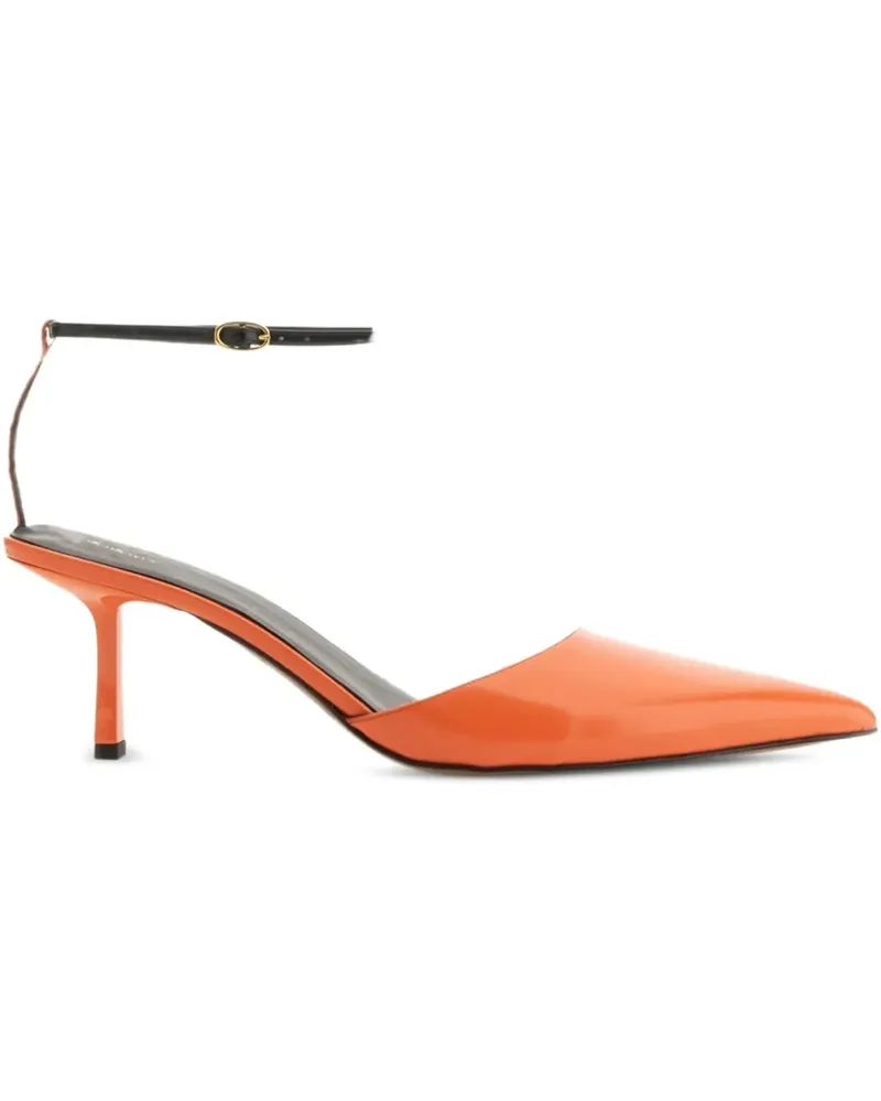 NEOUS Pumps aus Leder - Orange Orange