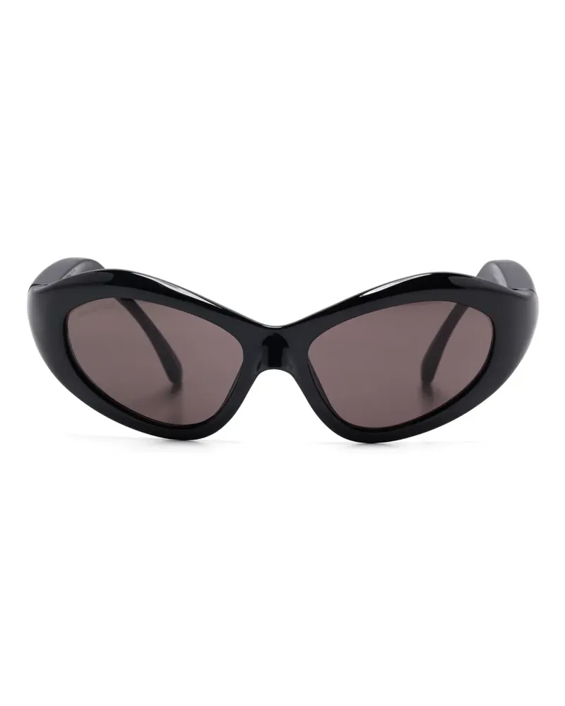 Balenciaga Orbit Cat Sonnenbrille - Schwarz Schwarz