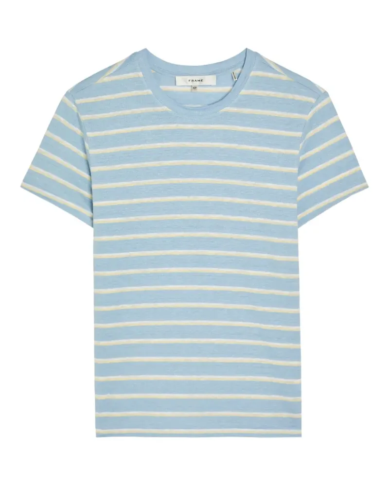 Frame Denim striped linen T-shirt - Blau Blau