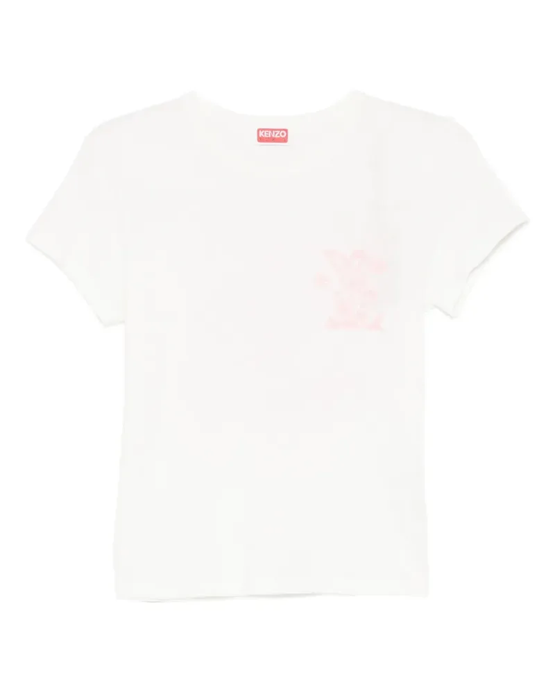 Kenzo GOTS  cartoon T-shirt - Weiß Weiß