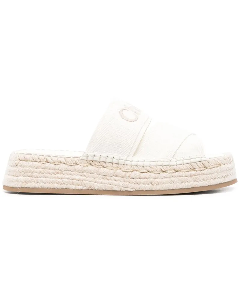 Chloé Mila Espadrille-Pantoletten - Nude Nude