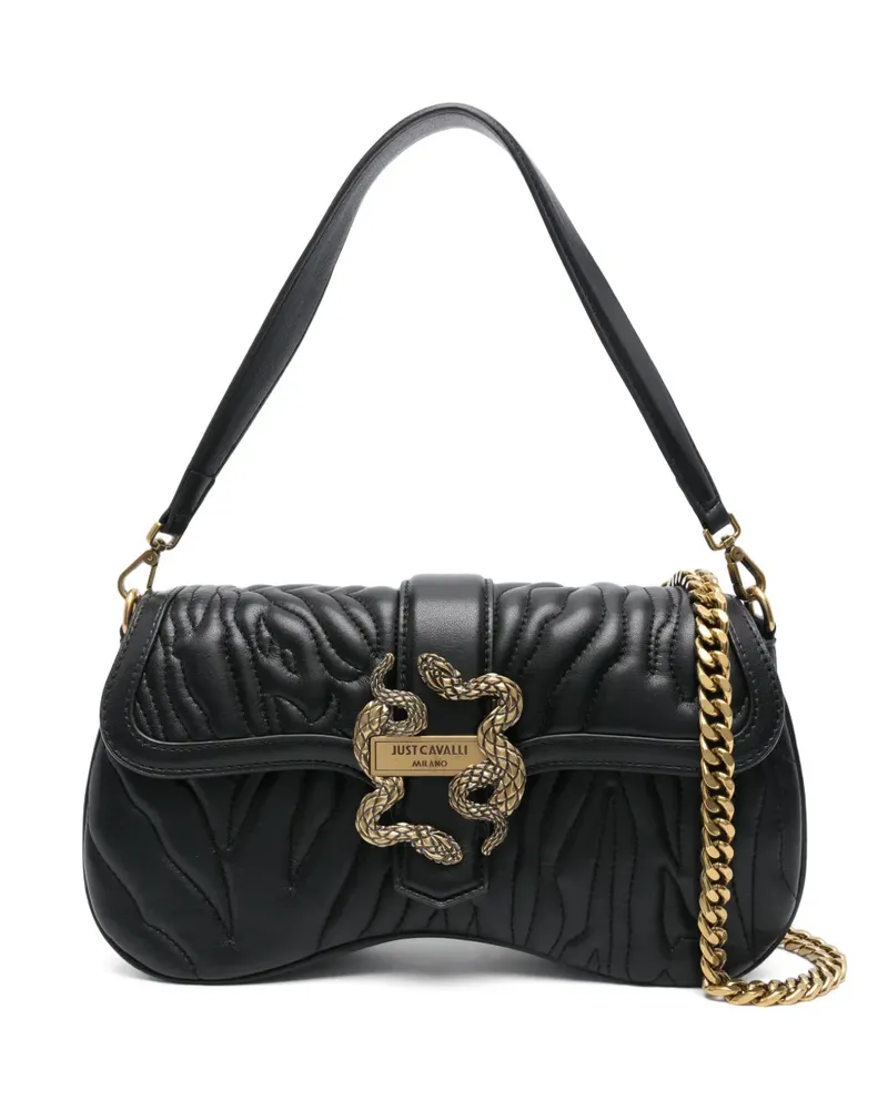 Just Cavalli Gesteppte Schultertasche - Schwarz Schwarz
