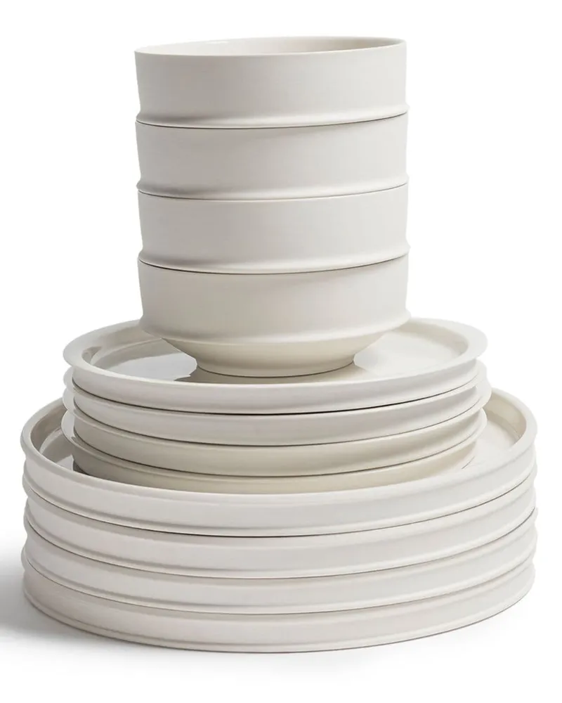 Serax Dune Dinner-Set (12-teilig) - Weiß Weiß