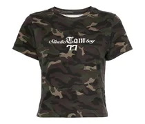 T-Shirt mit Camouflage-Logo