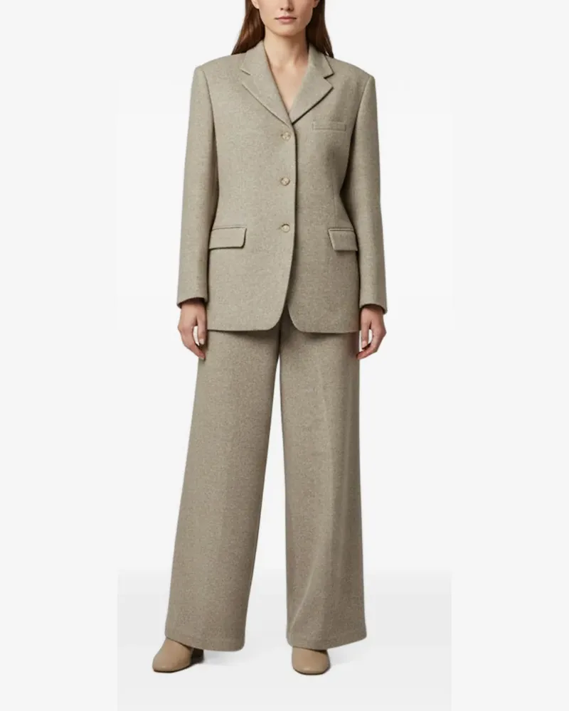 Magda Butrym 2024 single-breasted suit - Nude Nude