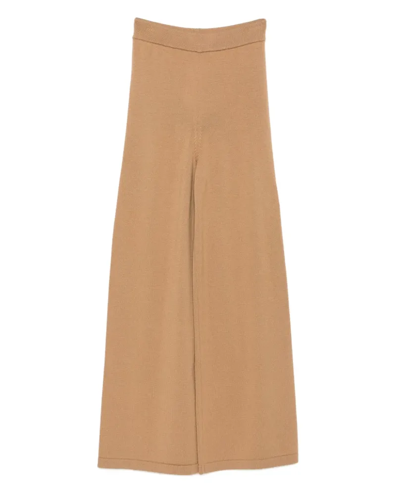 Max Mara virgin-wool trousers - Braun Braun