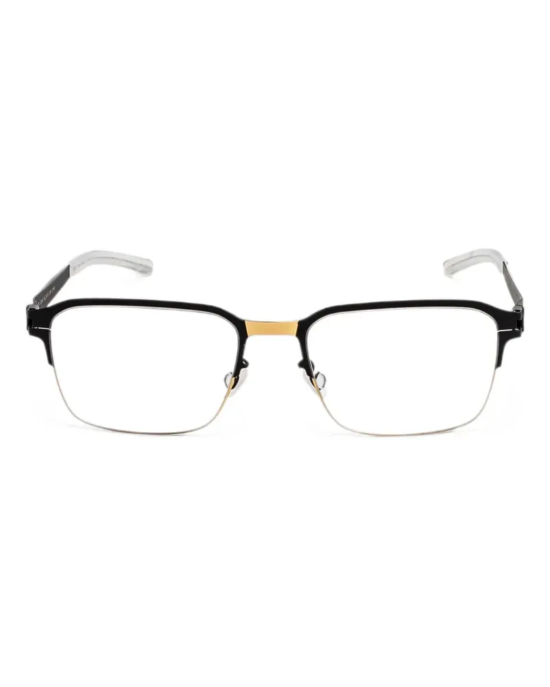 Mykita Lomax Brille mit eckigem Gestell - Schwarz Schwarz