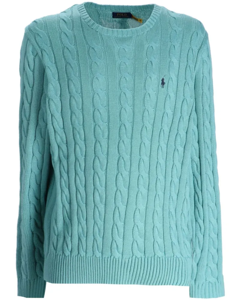 Ralph Lauren Pullover mit Polo Pony-Stickerei - Blau Blau