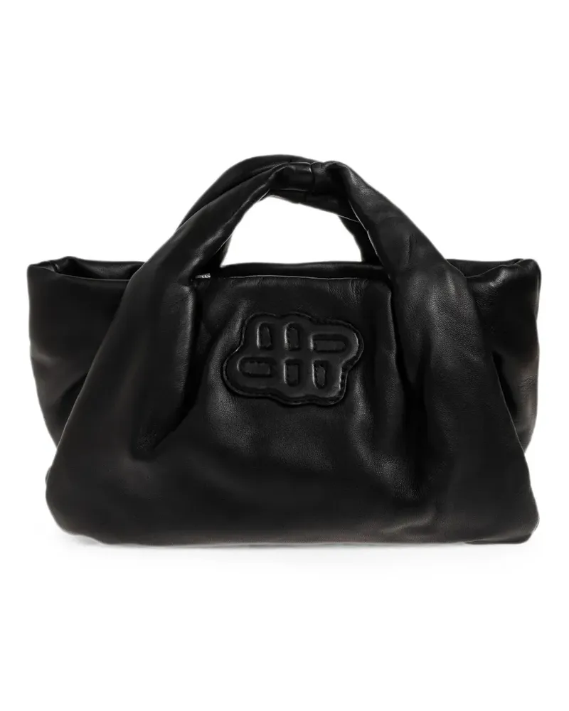 MUNTHE Lixia logo-patch tote bag - Schwarz Schwarz