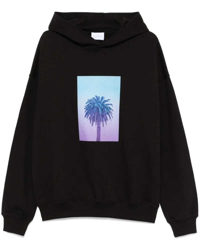 Blue Sky Inn Sunset Palm Hoodie - Schwarz Schwarz