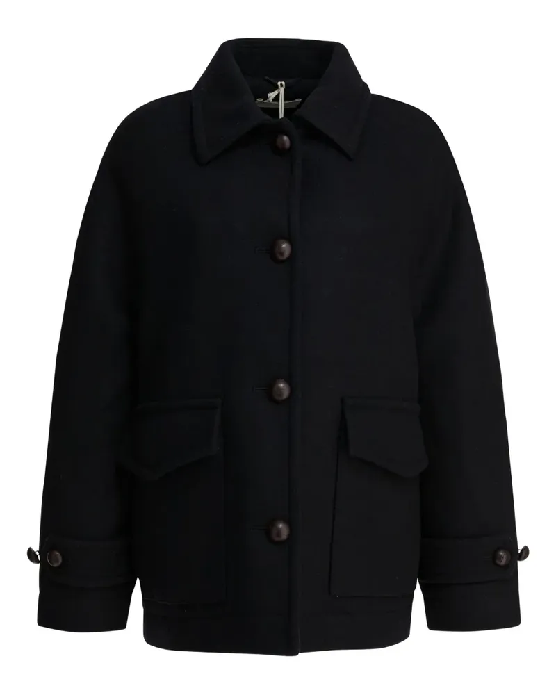 CIRCOLO 1901 wool-blend coat - Schwarz Schwarz