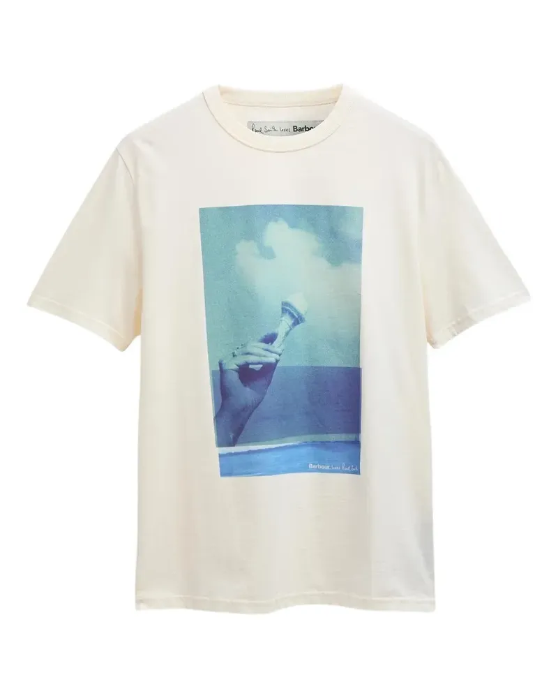 Barbour x Paul Smith graphic-print T-shirt - Weiß Weiß