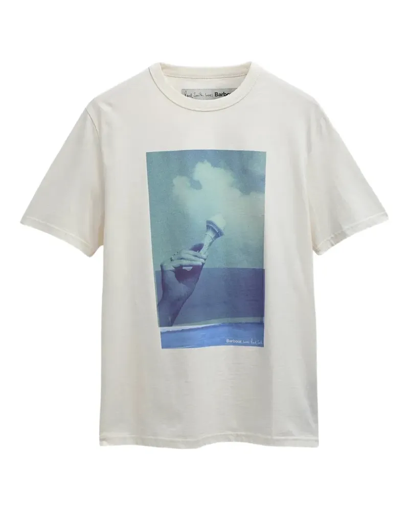 Barbour x Paul Smith graphic-print T-shirt - Weiß Weiß