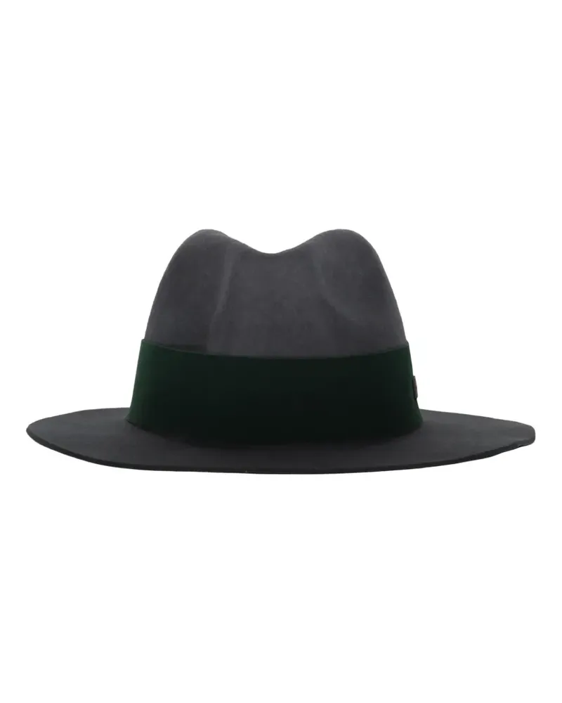 Emporio Armani Fedora aus Wolle - Grau Grau