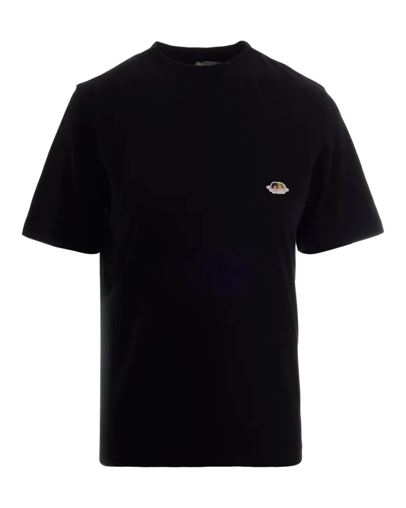 Fiorucci logo-patch T-shirt - Schwarz Schwarz
