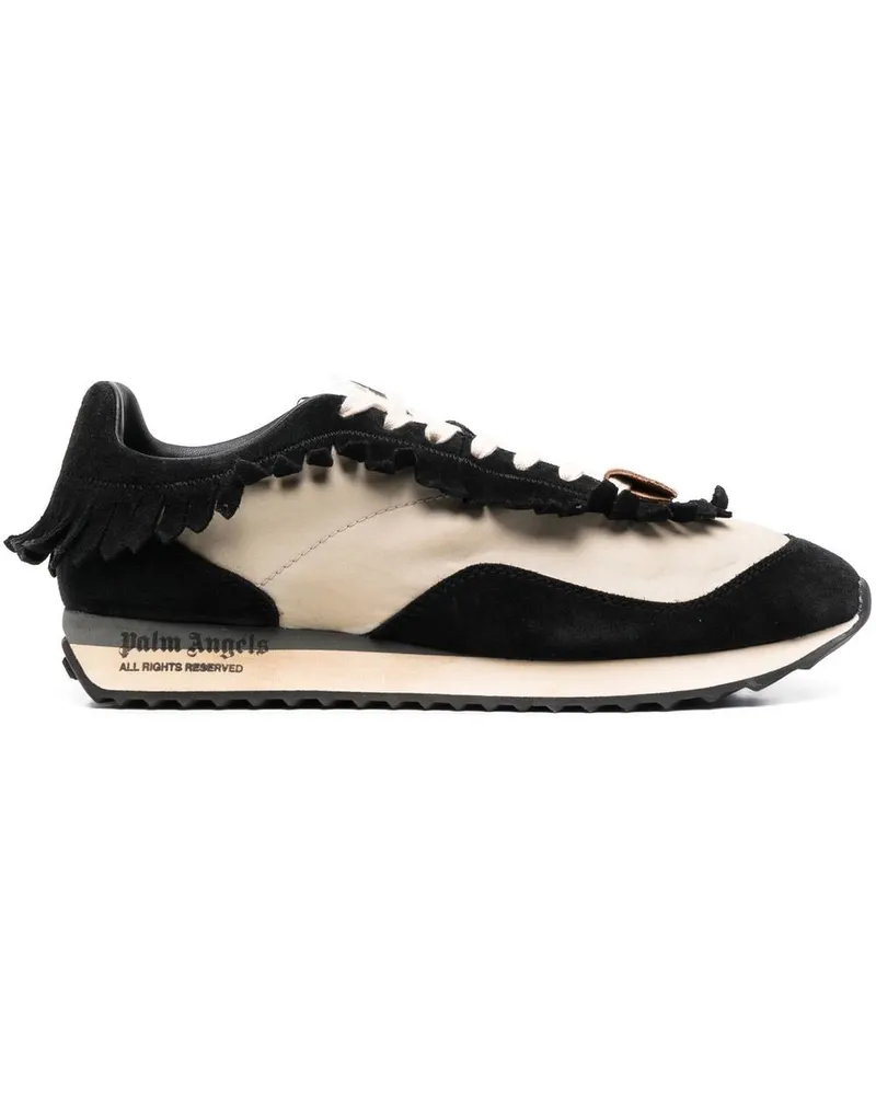 Palm Angels Sneakers mit Fransen - Schwarz Schwarz