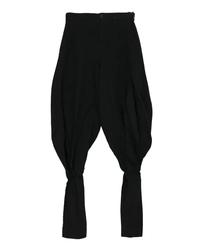 Comme des Garçons gathered balloon trousers - Schwarz Schwarz