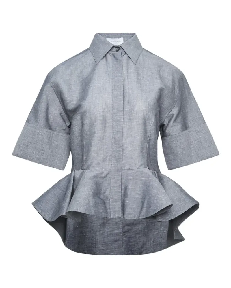 Stella McCartney Hemd mit Schößchen - Grau Grau