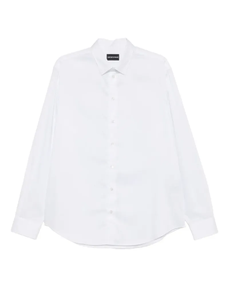 Emporio Armani Langärmeliges Hemd - Weiß Weiß